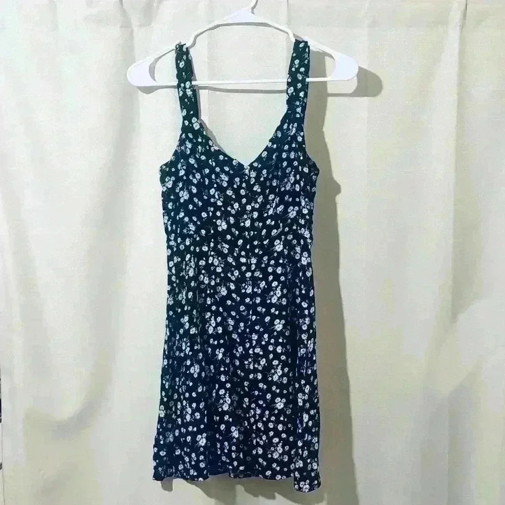 Floral Print Fit & Flare Dress, Forever21